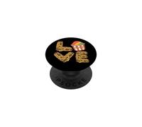 Funny Philly Cheesesteaks y Wooder Ice Philadelphia Love PopSockets PopGrip Adhesivo