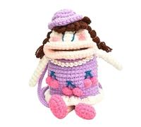 Funny Phone Pouch - Knitted Bag, Cute Doll, Mini Purse, Sausage Mouth Appearance Feature, Lightweight Portable Holder | Creative Fashion Accessory Giftable Carry Solution, Birthday Holiday