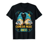 Funny Photographer GNOME For Women Who Loves Camera Mode On Camiseta