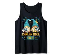 Funny Photographer GNOME For Women Who Loves Camera Mode On Camiseta sin Mangas