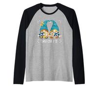Funny Photography Camera Gnomes For Photographers Say Cheese Camiseta Manga Raglan
