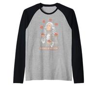 Funny Physics Isaac Newton Apple Malabares Ciencia del movimiento Camiseta Manga Raglan