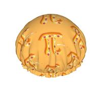 Funny Pi Day Spiral Pi Math 3.14 Gorros de ducha Gorro de baño reutilizable Gorro de ducha de baño elástico Suave impermeable para gorros de cabello de todas las longitudes de cabello