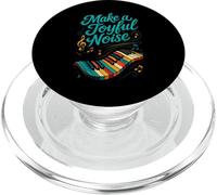 Funny Pianist Make a Joyful Noise Piano PopSockets PopGrip para MagSafe