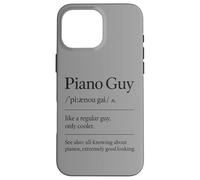 Funny Piano Guy Definition Pianist Carcasa para iPhone 16 Pro MAX