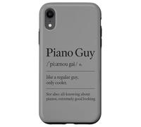 Funny Piano Guy Definition Pianist Carcasa para iPhone XR