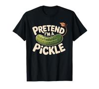 Funny Pickle Halloween Pretend I'm A Pickle Halloween Humor Camiseta