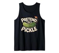 Funny Pickle Halloween Pretend I'm A Pickle Halloween Humor Camiseta sin Mangas