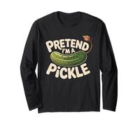 Funny Pickle Halloween Pretend I'm A Pickle Halloween Humor Manga Larga