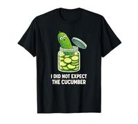 Funny Pickle Jar Cucumber Visual Joke Camiseta