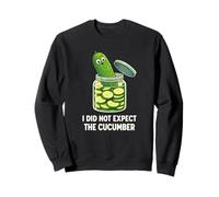 Funny Pickle Jar Cucumber Visual Joke Sudadera