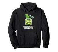 Funny Pickle Jar Cucumber Visual Joke Sudadera con Capucha