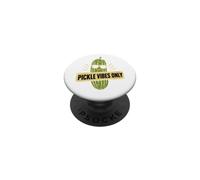Funny Pickle Sunglasses Humor Retro Pickle Vibes Only PopSockets PopGrip Adhesivo