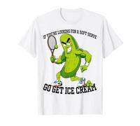 Funny Pickleball Player Pickle Playing Pickle Ball Pun Camiseta