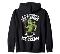 Funny Pickleball Player Pickle Playing Pickle Ball Pun Sudadera con Capucha