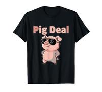 Funny Pig Deal Animal Quote Pun Camiseta