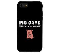 Funny Pig Game Dont Look Game Over Niños Niñas Niños Carcasa para iPhone SE (2020) / 7/8