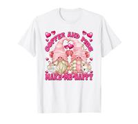 Funny Pig GNOME Couple For Women Who Loves Coffee and Pigs Camiseta