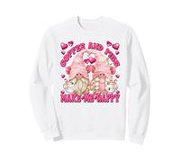 Funny Pig GNOME Couple For Women Who Loves Coffee and Pigs Sudadera