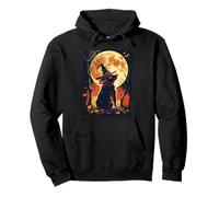Funny Pig Witch Spooky Ghost Piglet Farmer Halloween Costume Sudadera con Capucha