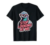 Funny Pigeon Stop Looking at Me for Bird Lovers Broma Camiseta