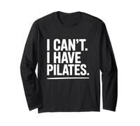 Funny Pilates Workout Instructor Fitness Lover Manga Larga