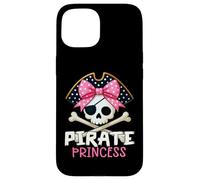Funny Pirate Princess Coquette Bow Halloween Costume Girls Carcasa para iPhone 15