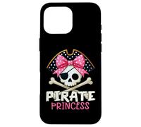 Funny Pirate Princess Coquette Bow Halloween Costume Girls Carcasa para iPhone 16 Pro Max