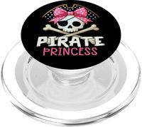 Funny Pirate Princess Coquette Bow Halloween Costume Girls PopSockets PopGrip para MagSafe
