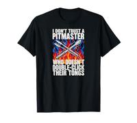 Funny Pitmaster BBQ Grilling Double Click Tongs Camiseta