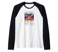 Funny Pitmaster BBQ Grilling Double Click Tongs Camiseta Manga Raglan