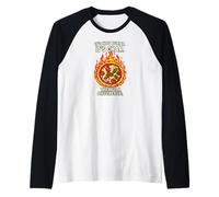 Funny Pizza Maker Not Burnt It's Char Oven Chef Camiseta Manga Raglan