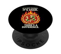 Funny Pizza Maker Not Burnt It's Char Oven Chef PopSockets PopGrip Adhesivo