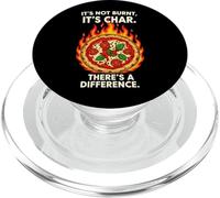 Funny Pizza Maker Not Burnt It's Char Oven Chef PopSockets PopGrip para MagSafe