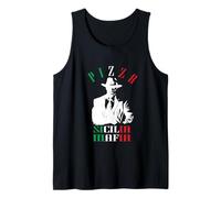 Funny Pizza Sicilia Mafia Camiseta sin Mangas