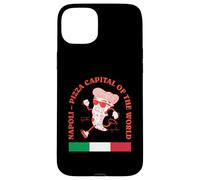 Funny Pizza Slice Pizza Capital del Mundo Napoli Italia Carcasa para iPhone 15 Plus