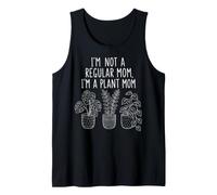 Funny Plant Lady, Not A Regular Mom I'm A Plant Mom Camiseta sin Mangas