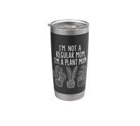 Funny Plant Lady, Not A Regular Mom I'm A Plant Mom Vaso térmico de acero inoxidable de doble pared