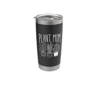 Funny Plant Lady, Not A Regular Mom I'm A Plant Mom Vaso térmico de acero inoxidable de doble pared