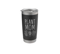 Funny Plant Lady, Not A Regular Mom I'm A Plant Mom Vaso térmico de acero inoxidable de doble pared