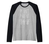 Funny Plant Lady, Not A Regular Mom I'm A Plant Parent Camiseta Manga Raglan