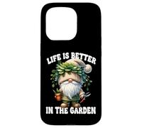 Funny Plant Lover Gnome Grandpa Life Is Better In The Garden Carcasa para iPhone 15 Pro