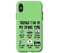 Funny Plant Lover, Thing I Do in my Spare Time Cute Garden Carcasa para iPhone X/XS