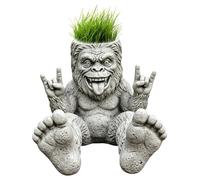 Funny Planters - Resin Animal Succulents Pots | Decorative Patio Plant Holder - 350g Durable Resin Design Adds Creative Charm To Lawn Terrace and Garden Spaces Perfect As Unique Gift For Gardening