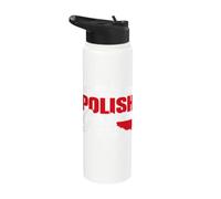 Funny Polish It's Not a Party Until A Polish Girl Walks in Stainless Steel Insulated Water Bottle