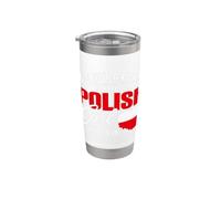 Funny Polish It's Not a Party Until A Polish Girl Walks in Vaso térmico de acero inoxidable de doble pared