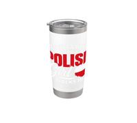 Funny Polish It's Not a Party Until A Polish Girl Walks in Vaso térmico de acero inoxidable de doble pared