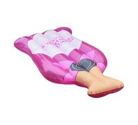 Funny Pool Float, 12.99in Inflatable Bottle Pool Float, Thickened Bottle Shape Inflatable Raft for Ergonomic Water Relaxation, Summer Lounger with Stable Balance Function, Water Toy for Beach and Lake