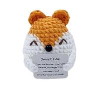 Funny Positive Crochet Doll, Handmade Amigurumi Plush Toy For