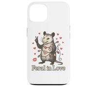 Funny Possum Valentine Outfit Feral in Love Animal Design Carcasa para iPhone 13